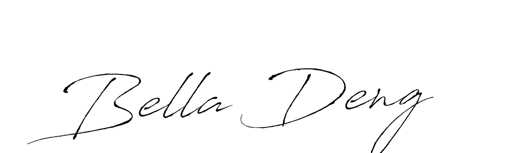 Similarly Antro_Vectra is the best handwritten signature design. Signature creator online .You can use it as an online autograph creator for name Bella Deng. Bella Deng signature style 6 images and pictures png