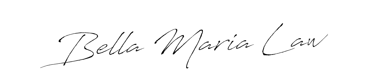 Also You can easily find your signature by using the search form. We will create Bella Maria Law name handwritten signature images for you free of cost using Antro_Vectra sign style. Bella Maria Law signature style 6 images and pictures png