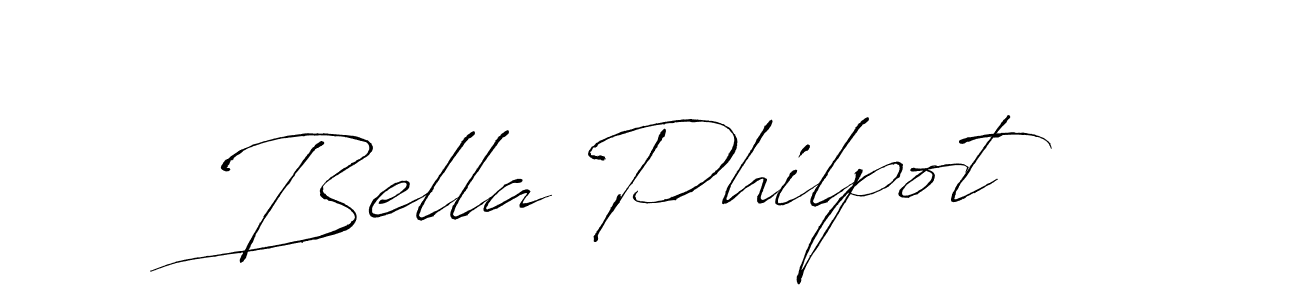 Also You can easily find your signature by using the search form. We will create Bella Philpot name handwritten signature images for you free of cost using Antro_Vectra sign style. Bella Philpot signature style 6 images and pictures png