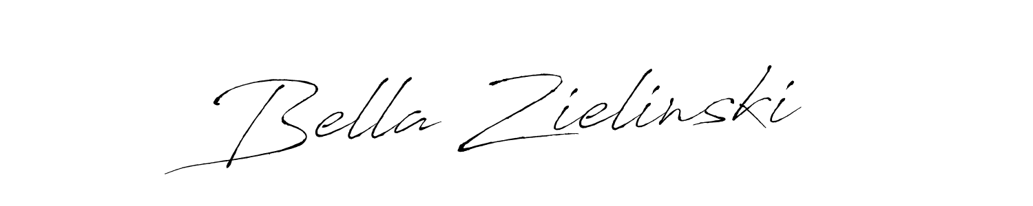 Create a beautiful signature design for name Bella Zielinski. With this signature (Antro_Vectra) fonts, you can make a handwritten signature for free. Bella Zielinski signature style 6 images and pictures png