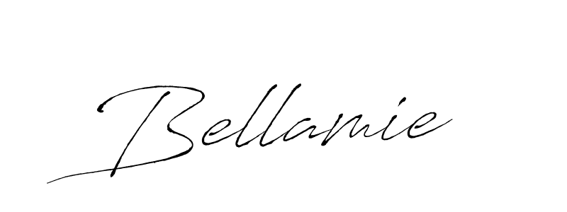 You should practise on your own different ways (Antro_Vectra) to write your name (Bellamie) in signature. don't let someone else do it for you. Bellamie signature style 6 images and pictures png