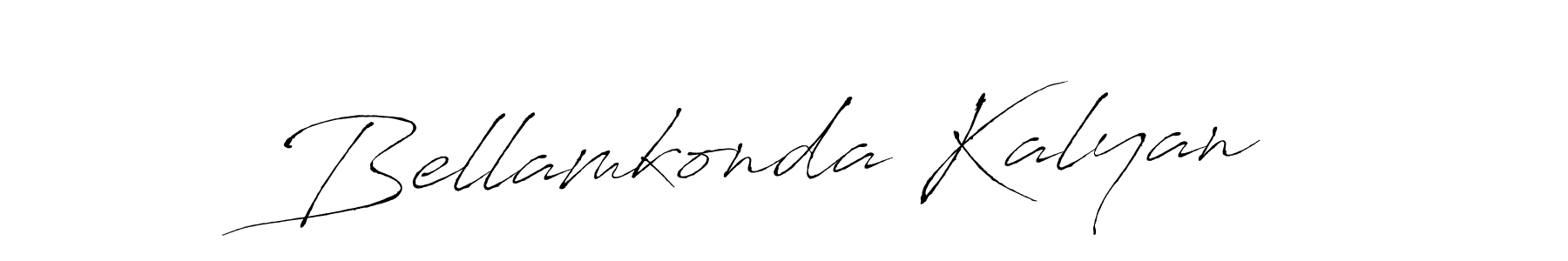 How to make Bellamkonda Kalyan name signature. Use Antro_Vectra style for creating short signs online. This is the latest handwritten sign. Bellamkonda Kalyan signature style 6 images and pictures png