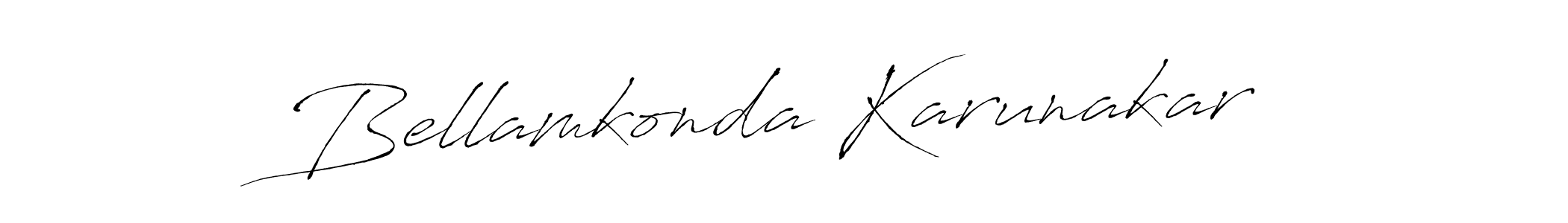 Bellamkonda Karunakar stylish signature style. Best Handwritten Sign (Antro_Vectra) for my name. Handwritten Signature Collection Ideas for my name Bellamkonda Karunakar. Bellamkonda Karunakar signature style 6 images and pictures png