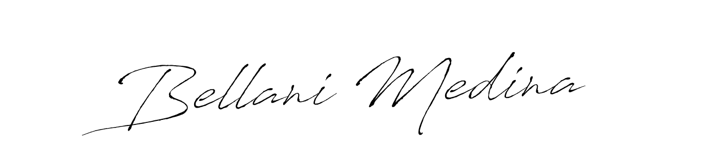 Use a signature maker to create a handwritten signature online. With this signature software, you can design (Antro_Vectra) your own signature for name Bellani Medina. Bellani Medina signature style 6 images and pictures png