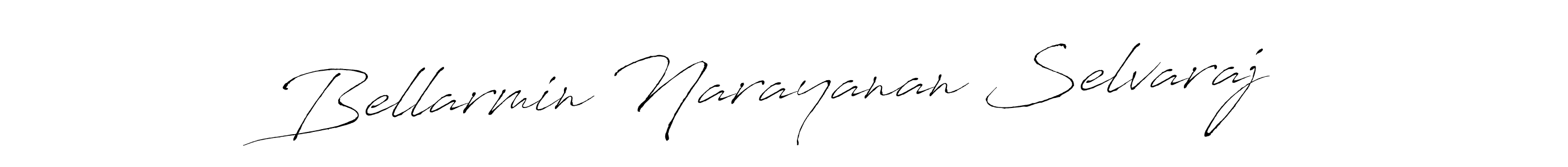 Also we have Bellarmin Narayanan Selvaraj name is the best signature style. Create professional handwritten signature collection using Antro_Vectra autograph style. Bellarmin Narayanan Selvaraj signature style 6 images and pictures png