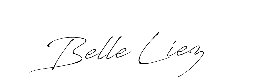 Use a signature maker to create a handwritten signature online. With this signature software, you can design (Antro_Vectra) your own signature for name Belle Liez. Belle Liez signature style 6 images and pictures png