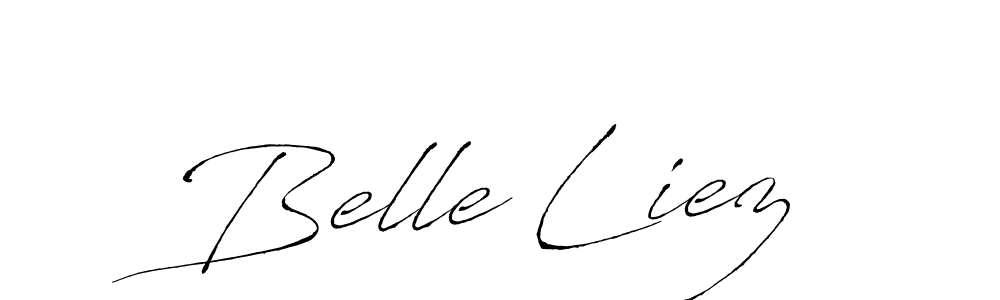 Also we have Belle Liez name is the best signature style. Create professional handwritten signature collection using Antro_Vectra autograph style. Belle Liez signature style 6 images and pictures png