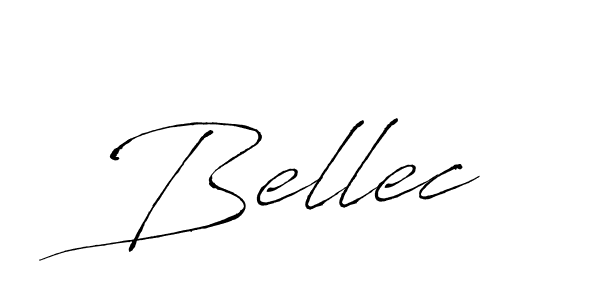 The best way (Antro_Vectra) to make a short signature is to pick only two or three words in your name. The name Bellec include a total of six letters. For converting this name. Bellec signature style 6 images and pictures png
