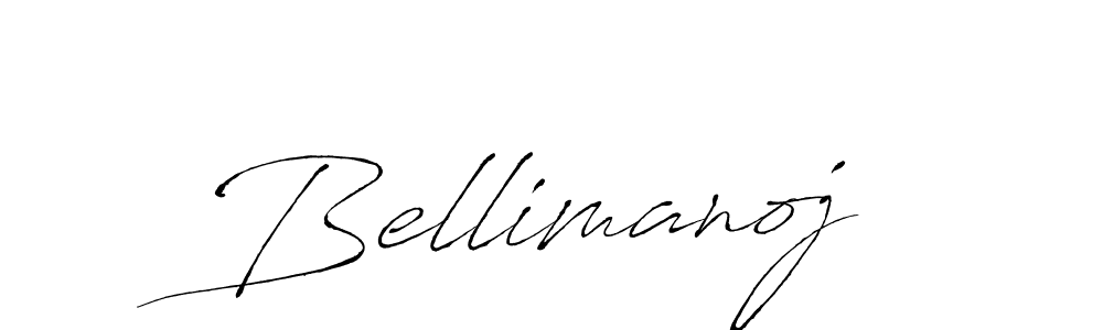 Bellimanoj stylish signature style. Best Handwritten Sign (Antro_Vectra) for my name. Handwritten Signature Collection Ideas for my name Bellimanoj. Bellimanoj signature style 6 images and pictures png