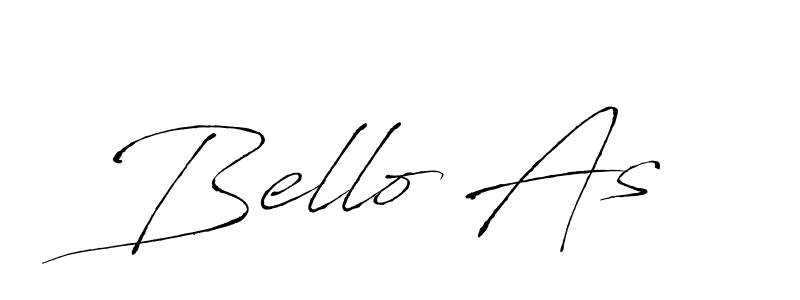 Also we have Bello As name is the best signature style. Create professional handwritten signature collection using Antro_Vectra autograph style. Bello As signature style 6 images and pictures png