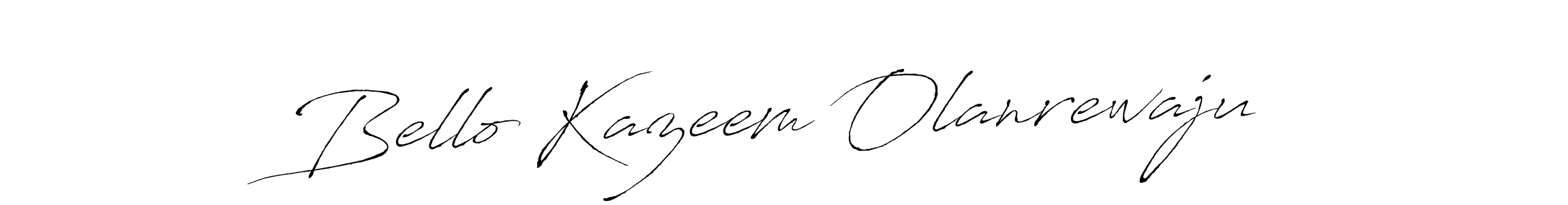 Also we have Bello Kazeem Olanrewaju name is the best signature style. Create professional handwritten signature collection using Antro_Vectra autograph style. Bello Kazeem Olanrewaju signature style 6 images and pictures png