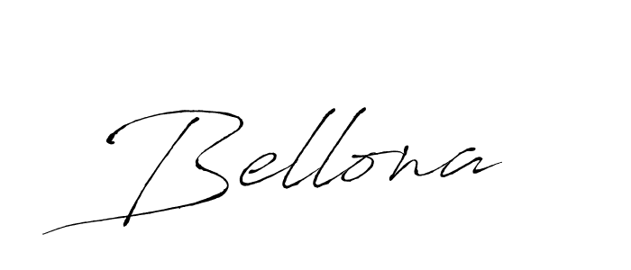 How to make Bellona signature? Antro_Vectra is a professional autograph style. Create handwritten signature for Bellona name. Bellona signature style 6 images and pictures png