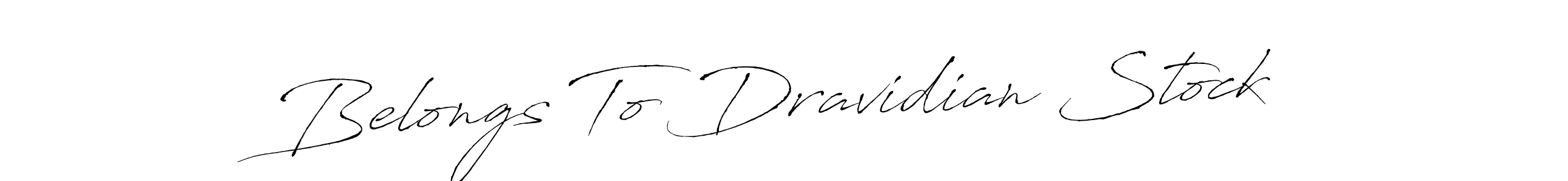 Make a beautiful signature design for name Belongs To Dravidian Stock. With this signature (Antro_Vectra) style, you can create a handwritten signature for free. Belongs To Dravidian Stock signature style 6 images and pictures png