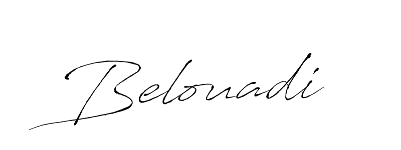 How to make Belouadi signature? Antro_Vectra is a professional autograph style. Create handwritten signature for Belouadi name. Belouadi signature style 6 images and pictures png