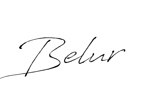 Create a beautiful signature design for name Belur. With this signature (Antro_Vectra) fonts, you can make a handwritten signature for free. Belur signature style 6 images and pictures png