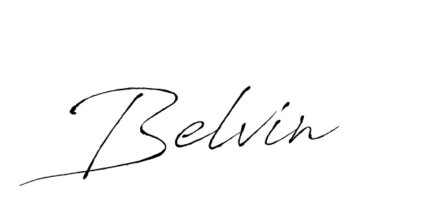 Antro_Vectra is a professional signature style that is perfect for those who want to add a touch of class to their signature. It is also a great choice for those who want to make their signature more unique. Get Belvin name to fancy signature for free. Belvin signature style 6 images and pictures png