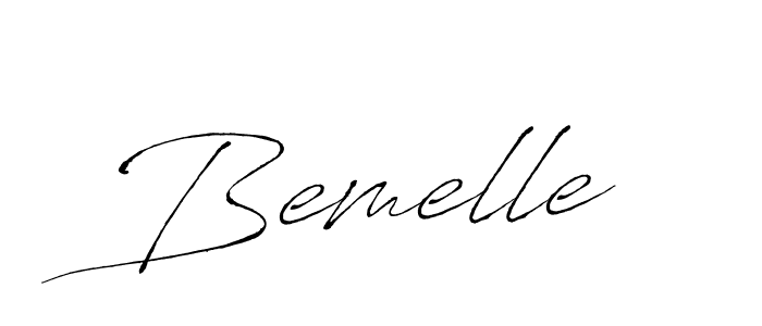 Also we have Bemelle name is the best signature style. Create professional handwritten signature collection using Antro_Vectra autograph style. Bemelle signature style 6 images and pictures png