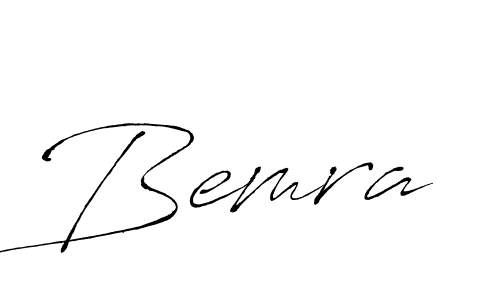 Design your own signature with our free online signature maker. With this signature software, you can create a handwritten (Antro_Vectra) signature for name Bemra. Bemra signature style 6 images and pictures png