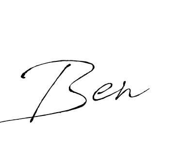 Design your own signature with our free online signature maker. With this signature software, you can create a handwritten (Antro_Vectra) signature for name Ben . Ben  signature style 6 images and pictures png