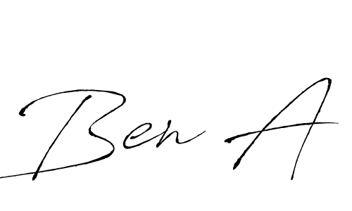 The best way (Antro_Vectra) to make a short signature is to pick only two or three words in your name. The name Ben A include a total of six letters. For converting this name. Ben A signature style 6 images and pictures png