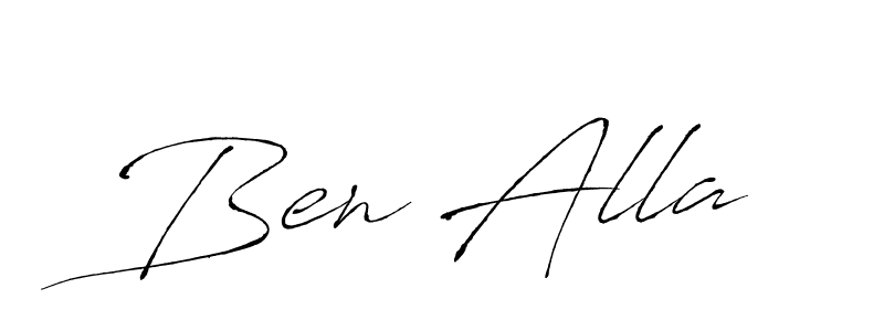 Make a beautiful signature design for name Ben Alla. Use this online signature maker to create a handwritten signature for free. Ben Alla signature style 6 images and pictures png