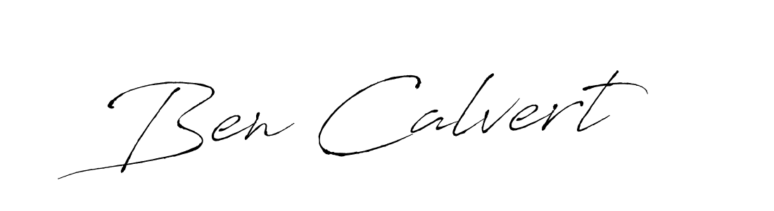 Ben Calvert stylish signature style. Best Handwritten Sign (Antro_Vectra) for my name. Handwritten Signature Collection Ideas for my name Ben Calvert. Ben Calvert signature style 6 images and pictures png