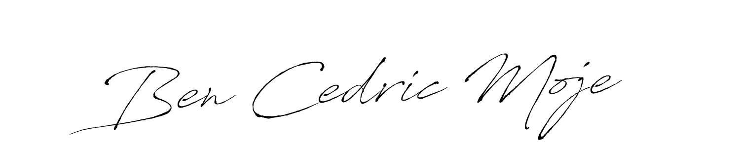 Make a beautiful signature design for name Ben Cedric Moje. With this signature (Antro_Vectra) style, you can create a handwritten signature for free. Ben Cedric Moje signature style 6 images and pictures png