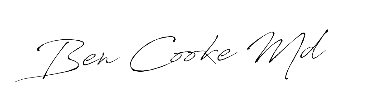 Design your own signature with our free online signature maker. With this signature software, you can create a handwritten (Antro_Vectra) signature for name Ben Cooke Md. Ben Cooke Md signature style 6 images and pictures png