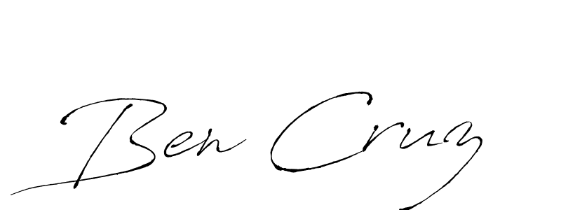 Create a beautiful signature design for name Ben Cruz. With this signature (Antro_Vectra) fonts, you can make a handwritten signature for free. Ben Cruz signature style 6 images and pictures png