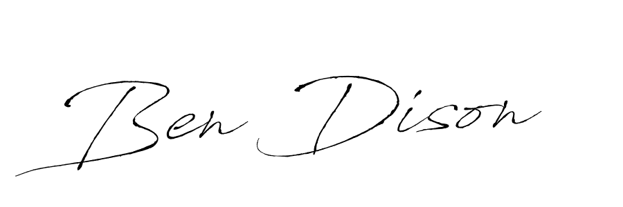 Make a beautiful signature design for name Ben Dison. With this signature (Antro_Vectra) style, you can create a handwritten signature for free. Ben Dison signature style 6 images and pictures png