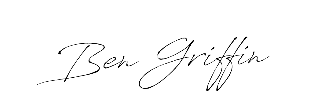 Use a signature maker to create a handwritten signature online. With this signature software, you can design (Antro_Vectra) your own signature for name Ben Griffin. Ben Griffin signature style 6 images and pictures png