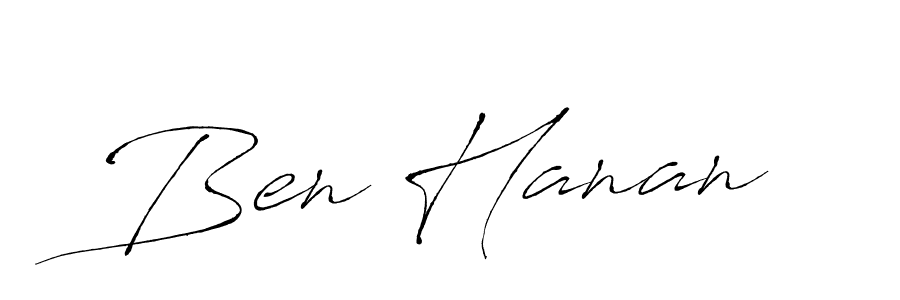 Similarly Antro_Vectra is the best handwritten signature design. Signature creator online .You can use it as an online autograph creator for name Ben Hanan. Ben Hanan signature style 6 images and pictures png