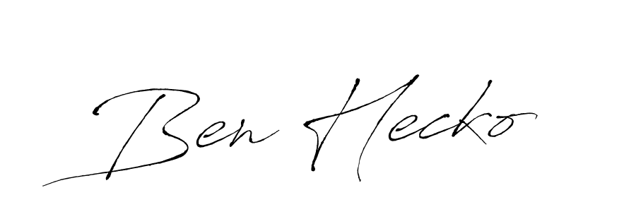 Antro_Vectra is a professional signature style that is perfect for those who want to add a touch of class to their signature. It is also a great choice for those who want to make their signature more unique. Get Ben Hecko name to fancy signature for free. Ben Hecko signature style 6 images and pictures png
