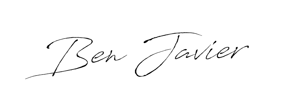 You should practise on your own different ways (Antro_Vectra) to write your name (Ben Javier) in signature. don't let someone else do it for you. Ben Javier signature style 6 images and pictures png