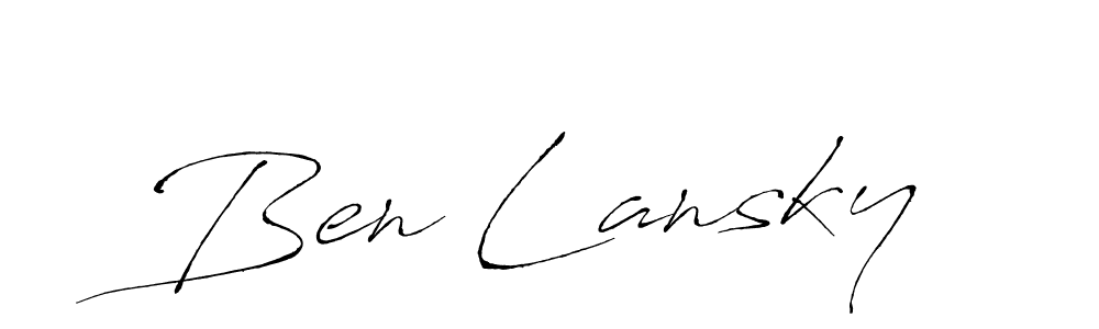 Make a beautiful signature design for name Ben Lansky. Use this online signature maker to create a handwritten signature for free. Ben Lansky signature style 6 images and pictures png