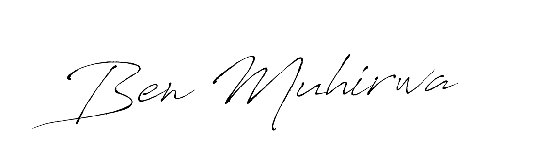 How to make Ben Muhirwa signature? Antro_Vectra is a professional autograph style. Create handwritten signature for Ben Muhirwa name. Ben Muhirwa signature style 6 images and pictures png