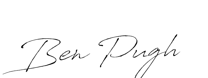 How to make Ben Pugh name signature. Use Antro_Vectra style for creating short signs online. This is the latest handwritten sign. Ben Pugh signature style 6 images and pictures png