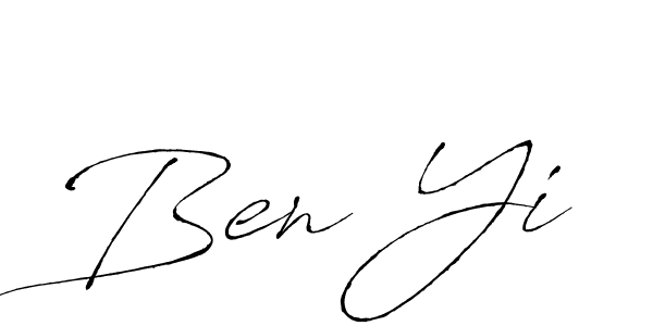 Create a beautiful signature design for name Ben Yi. With this signature (Antro_Vectra) fonts, you can make a handwritten signature for free. Ben Yi signature style 6 images and pictures png