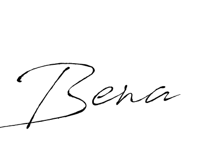 How to make Bena signature? Antro_Vectra is a professional autograph style. Create handwritten signature for Bena name. Bena signature style 6 images and pictures png