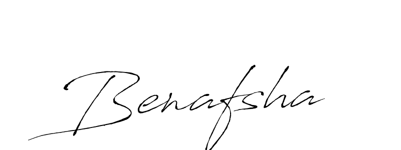 Design your own signature with our free online signature maker. With this signature software, you can create a handwritten (Antro_Vectra) signature for name Benafsha. Benafsha signature style 6 images and pictures png