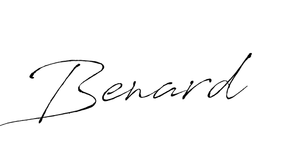 How to make Benard signature? Antro_Vectra is a professional autograph style. Create handwritten signature for Benard name. Benard signature style 6 images and pictures png