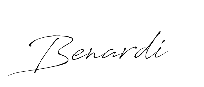 Benardi stylish signature style. Best Handwritten Sign (Antro_Vectra) for my name. Handwritten Signature Collection Ideas for my name Benardi. Benardi signature style 6 images and pictures png