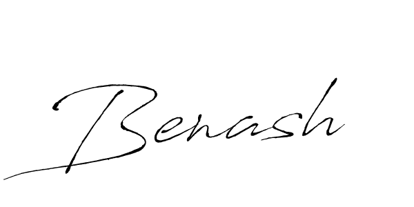 Use a signature maker to create a handwritten signature online. With this signature software, you can design (Antro_Vectra) your own signature for name Benash. Benash signature style 6 images and pictures png