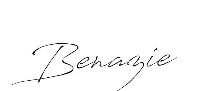 How to make Benazie name signature. Use Antro_Vectra style for creating short signs online. This is the latest handwritten sign. Benazie signature style 6 images and pictures png