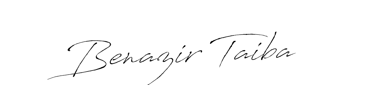 Also we have Benazir Taiba name is the best signature style. Create professional handwritten signature collection using Antro_Vectra autograph style. Benazir Taiba signature style 6 images and pictures png