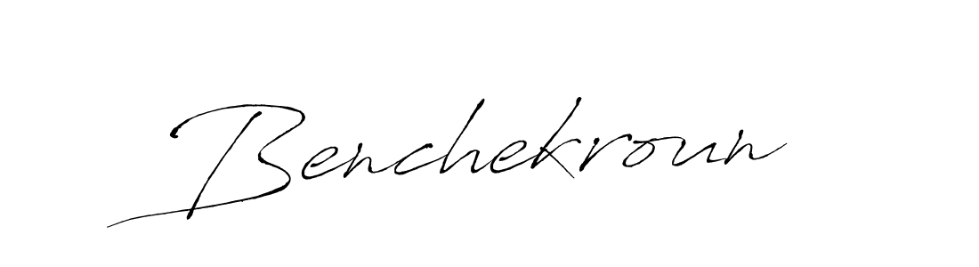 You should practise on your own different ways (Antro_Vectra) to write your name (Benchekroun) in signature. don't let someone else do it for you. Benchekroun signature style 6 images and pictures png