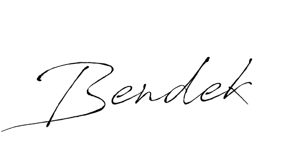 Antro_Vectra is a professional signature style that is perfect for those who want to add a touch of class to their signature. It is also a great choice for those who want to make their signature more unique. Get Bendek name to fancy signature for free. Bendek signature style 6 images and pictures png