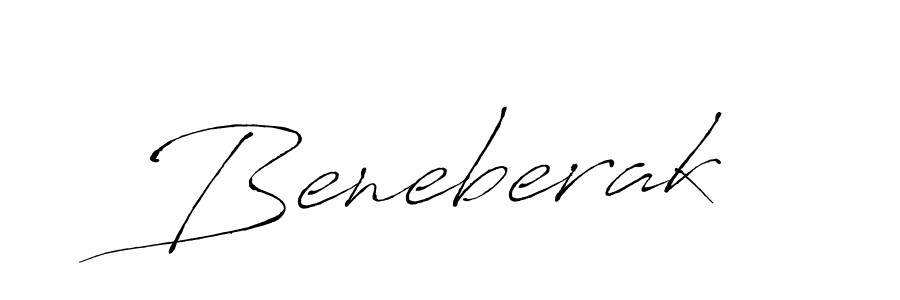 You should practise on your own different ways (Antro_Vectra) to write your name (Beneberak) in signature. don't let someone else do it for you. Beneberak signature style 6 images and pictures png