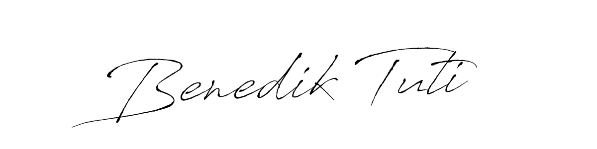 The best way (Antro_Vectra) to make a short signature is to pick only two or three words in your name. The name Benedik Tuti include a total of six letters. For converting this name. Benedik Tuti signature style 6 images and pictures png