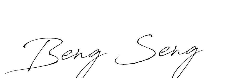 How to Draw Beng Seng signature style? Antro_Vectra is a latest design signature styles for name Beng Seng. Beng Seng signature style 6 images and pictures png